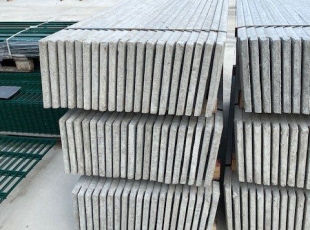 Versmalde betonplaat