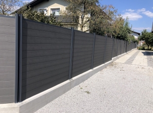 Houtcomposiet tand- en groefplanken Graphite Black